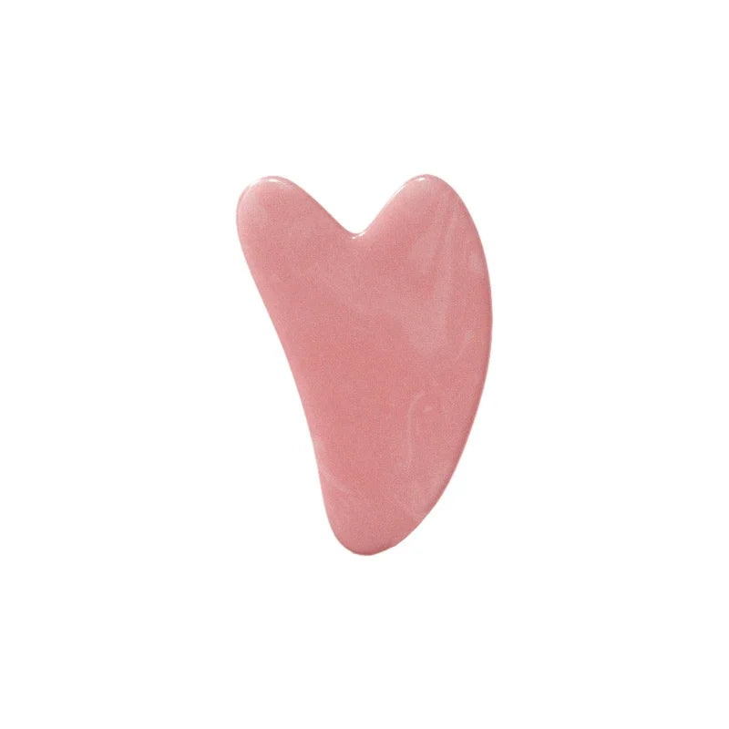 Rolo Facial de Jade Rosa Natural + Gua Sha